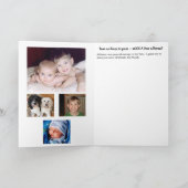 Red Crab Apple Berries - Snow Holiday Card Karte (Innenseite)