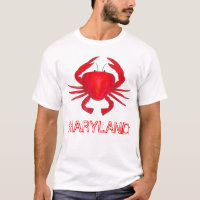 Red Crab Baltimore Maryland Crabs Meeresfrüchte T-