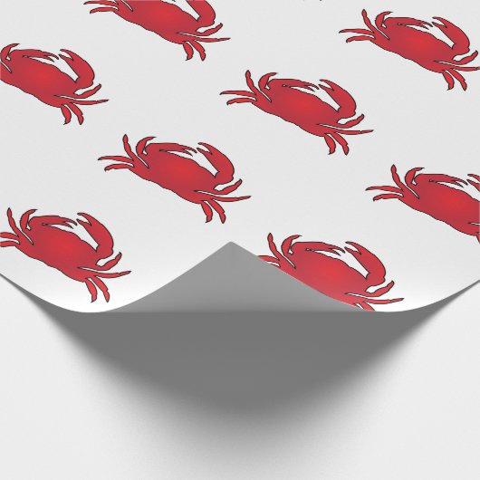 Red Crab Geschenkpapier (Ecke)