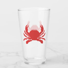 Red Crab Glas