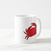 Red Crab Kaffeetasse (VorderseiteRechts)