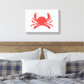 Red Crab Leinwanddruck (Insitu (Schlafzimmer))