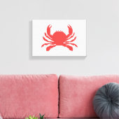 Red Crab Leinwanddruck (Insitu (Wohnzimmer))