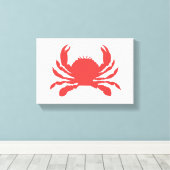 Red Crab Leinwanddruck (Insitu (Holzboden))