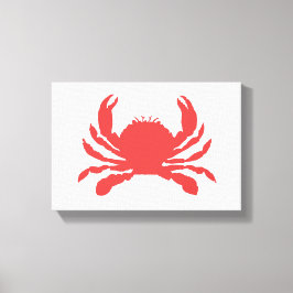 Red Crab Leinwanddruck