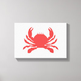 Red Crab Leinwanddruck