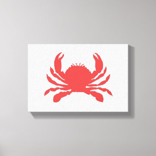 Red Crab Leinwanddruck (Vorderseite)