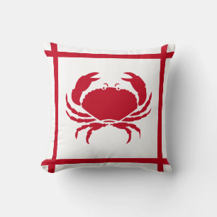 Red Crab ~ Nautical Themed Kissen