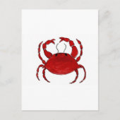 Red Crab Postkarte (Vorderseite)
