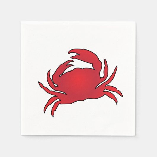 Red Crab Serviette (Vorderseite)