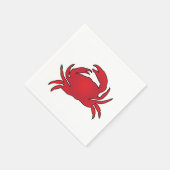 Red Crab Serviette (Ecke)
