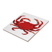 Red Crab Tile Trivet Fliese (Seite)