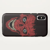 Red Crahead Skull Case-Mate iPhone Hülle (Rückseite (Horizontal))
