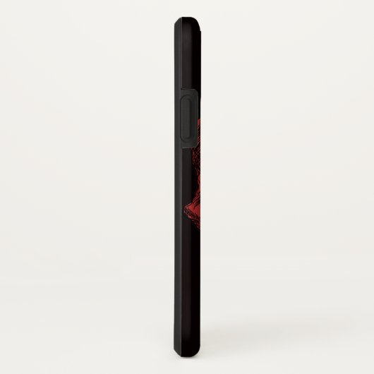 Red Crahead Skull Case-Mate iPhone Hülle (Hinten/Rechts)