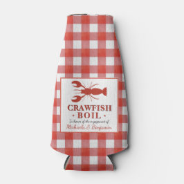 Red Crawfish Boil Hummer Party Verlobung Picnic Flaschenkühler