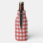 Red Crawfish Boil Hummer Party Verlobung Picnic Flaschenkühler (Flasche Rückseite)