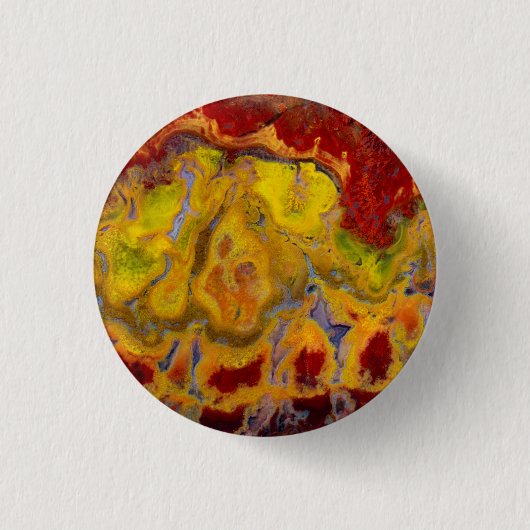 Red Crayola Jasper Button (Vorderseite)