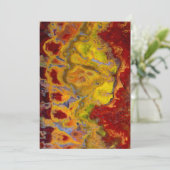 Red Crayola Jasper Dankeskarte (Stehend Vorderseite)