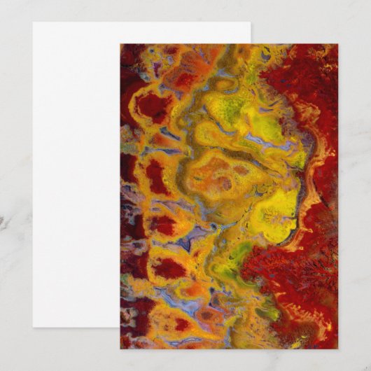 Red Crayola Jasper Dankeskarte (Vorne/Hinten)