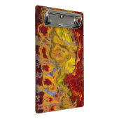 Red Crayola Jasper Mini Klemmbrett (Schrägansicht)