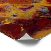 Red Crayola Jasper Poster (Ecke)