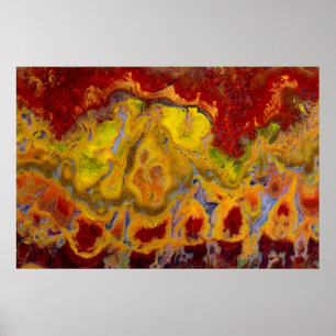 Red Crayola Jasper Poster
