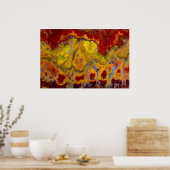 Red Crayola Jasper Poster (Küche)