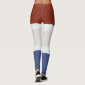 Red Cream Blue Leggings (Rückseite)