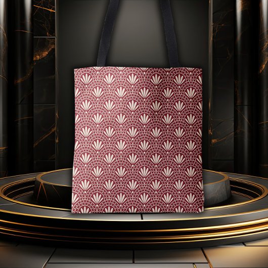 Red & Cream Gatsby Glamour Tasche