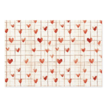 Red Cream Hearts Balloons Geburtstag