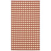 RED & CREAM KARO TISCHDECKE (Vorderseite)