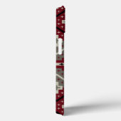 Red Cream Tribal Muster Abstrakt Case-Mate iPhone Hülle (Rückseite / Rechts)