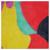 Red Creatures Fabric Stoff (Muster)