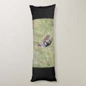 Red Crested Korhaan Seitenschläferkissen (Rückseite (Vertikal))