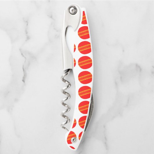 Red Cricket Ball Kellnermesser (Vorderseite)