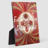 Red Cricket Balls Design Fotoplatte (Seite)