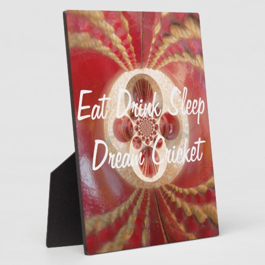 Red Cricket Balls Design Fotoplatte (Seite)