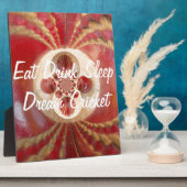 Red Cricket Balls Design Fotoplatte (Seite)