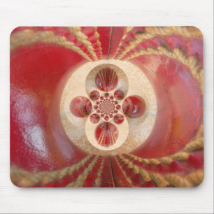 Red Cricket Balls Design Mousepad