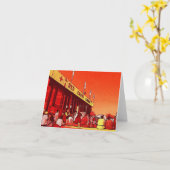 Red Cross Lounge NC Staat Fair Illustration Karte (Gelbe Blume)