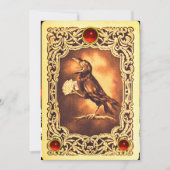 RED CROW PLAYCARDS,POKER PARTY WAX SIEGEL EINLADUNG (Vorderseite)