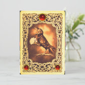 RED CROW PLAYCARDS,POKER PARTY WAX SIEGEL EINLADUNG (Stehend Vorderseite)