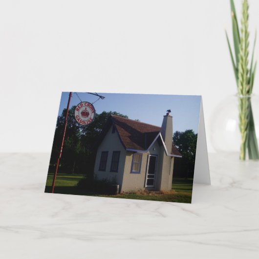 Red Crown Gasoline Get Well Card Karte (Vorderseite)
