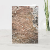 Red Crumbling Rock Face Karte (Vorderseite)