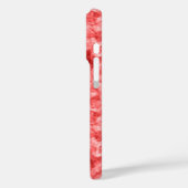 Red Crumpled Textur Case-Mate iPhone Hülle (Rückseite / Links)