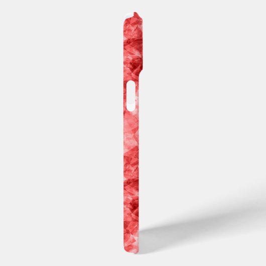 Red Crumpled Textur Case-Mate iPhone Hülle (Rückseite / Rechts)