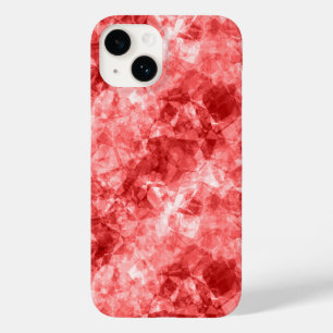 Red Crumpled Textur Case-Mate iPhone 14 Hülle