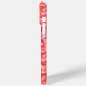 Red Crumpled Textur Case-Mate iPhone Hülle (Rückseite / Links)