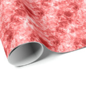 Red Crumpled Textur Geschenkpapier (Rolleneckpunkt)