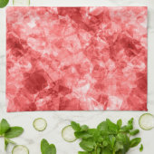 Red Crumpled Textur Handtuch (Gefaltet)